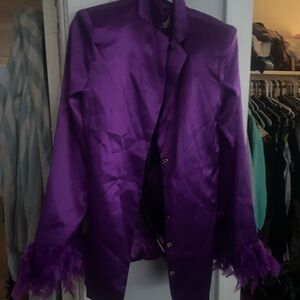 Bronx and Banco Vibrant Purple Blazer